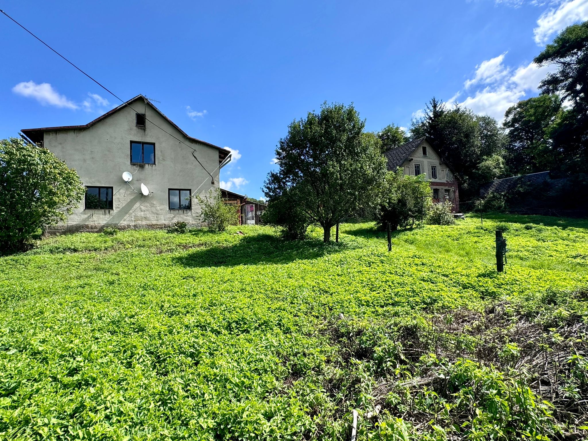 Dům se stodolou Prostřední Staré Buky, pozemek 5000 m2