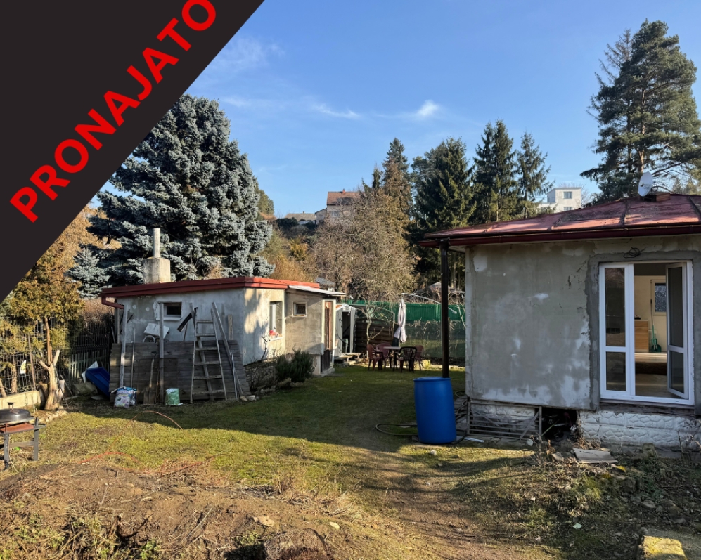 Pronájem dvou chat k celoročnímu užívání Praha 5 Lipence - Kazín